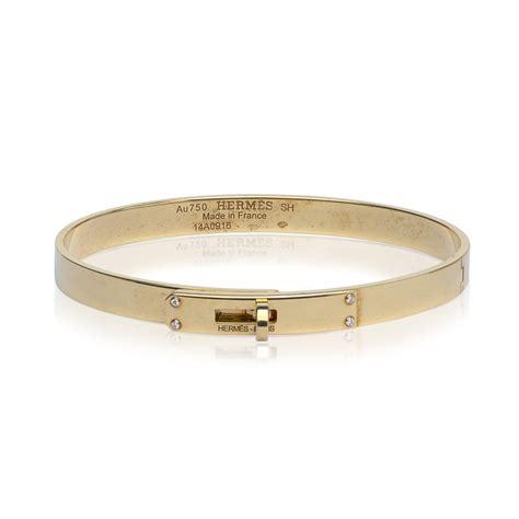 bracelet mini kelly hermes|18k diamond kelly bangle bracelet.